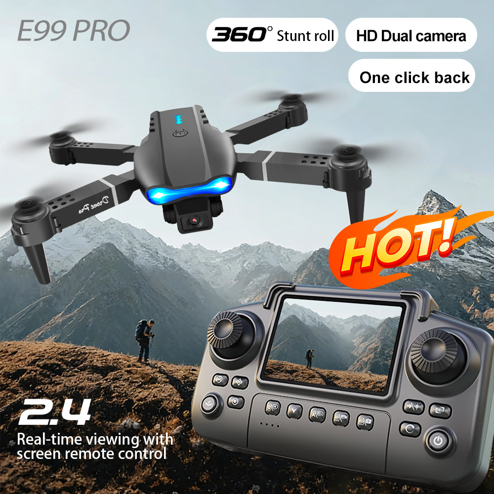 Drone Camera Wide Angle - Drone aérien à double objectif avec