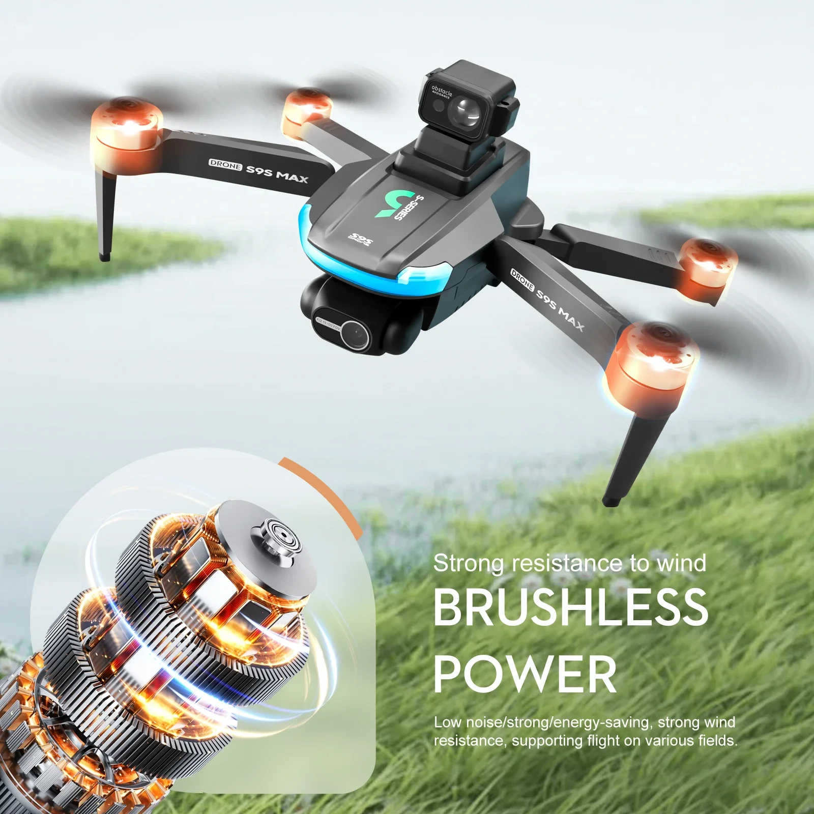 Nouveau S9S MAX MINI Drone 4K  - Drone Camera Night Vision avis et prix