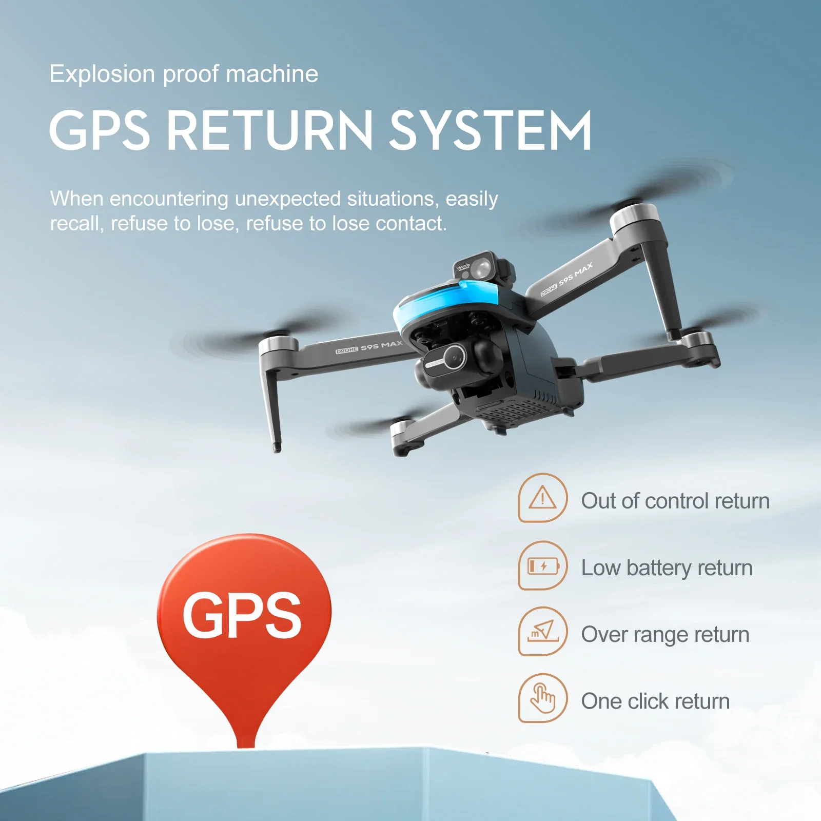 Nouveau S9S MAX MINI Drone 4K  - Drone Camera Night Vision avis et prix