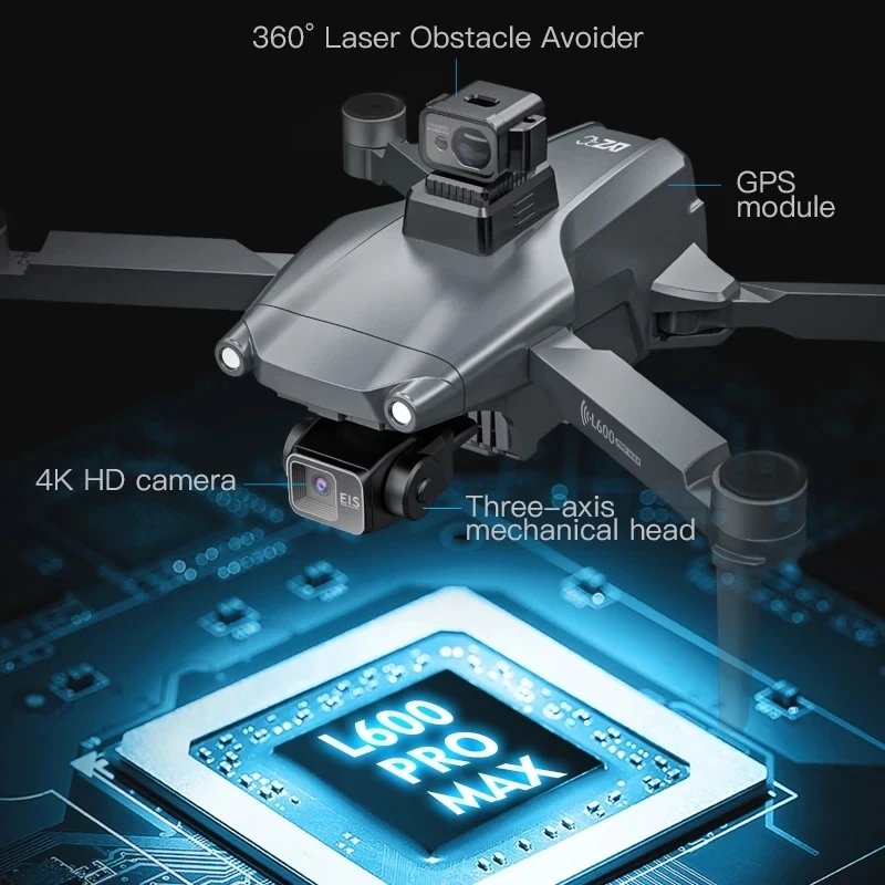 Drone GPS professionnel L600 P - Drone Camera Night Vision avis et prix